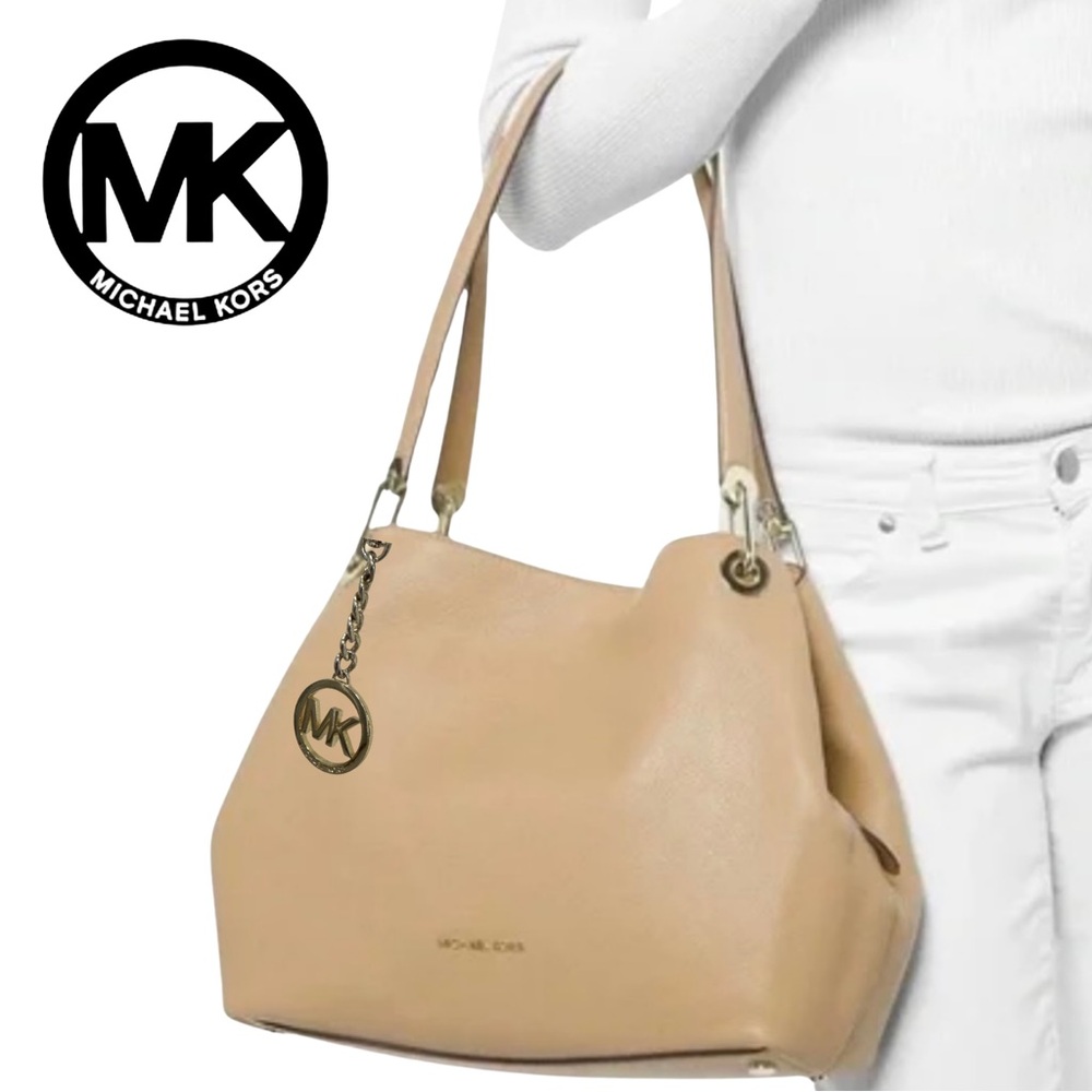 Michael Kors Beige Shoulder Bag